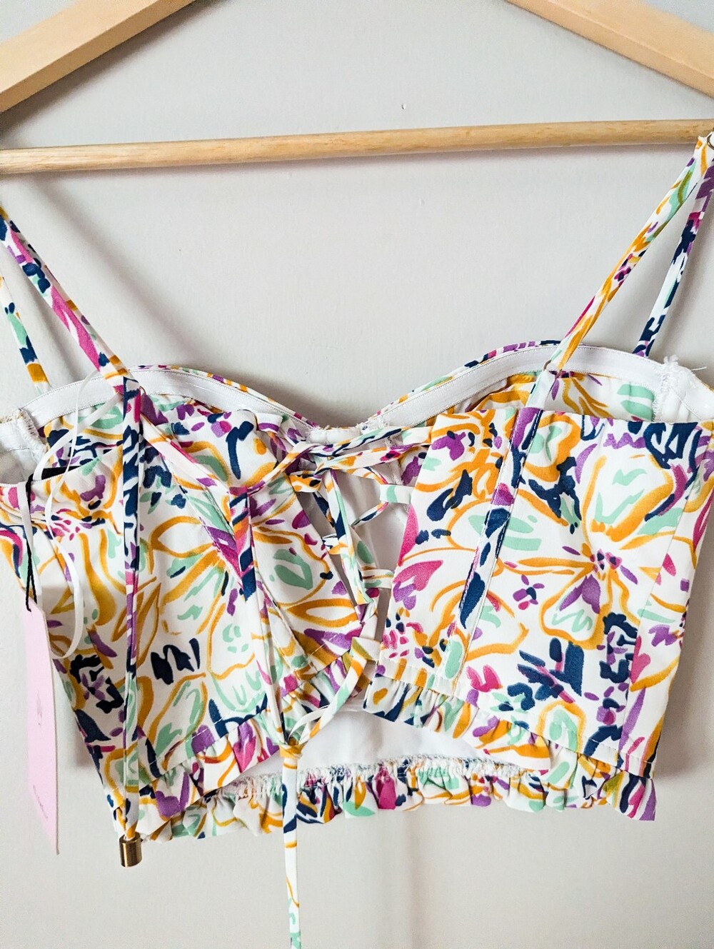 Hello Molly Colorful Corset Crop - Picture 5 of 5